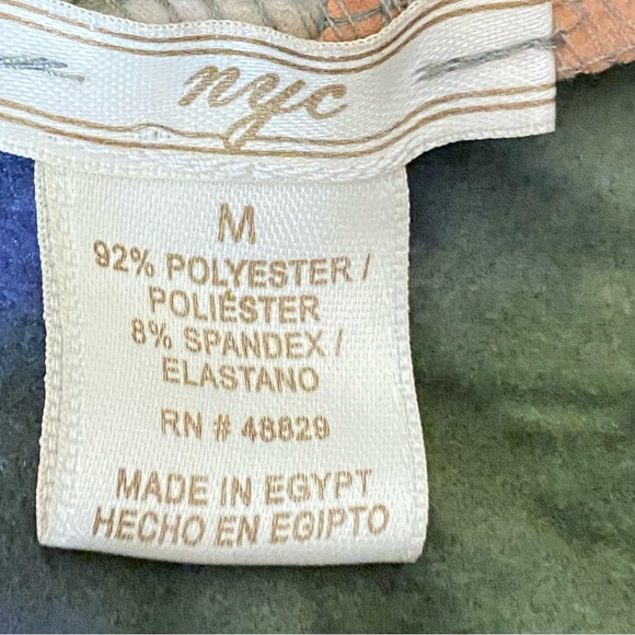 NYC  Multi-Color Tie Dyed Hoodie Zip Front size Medium - Picture 10 of 11